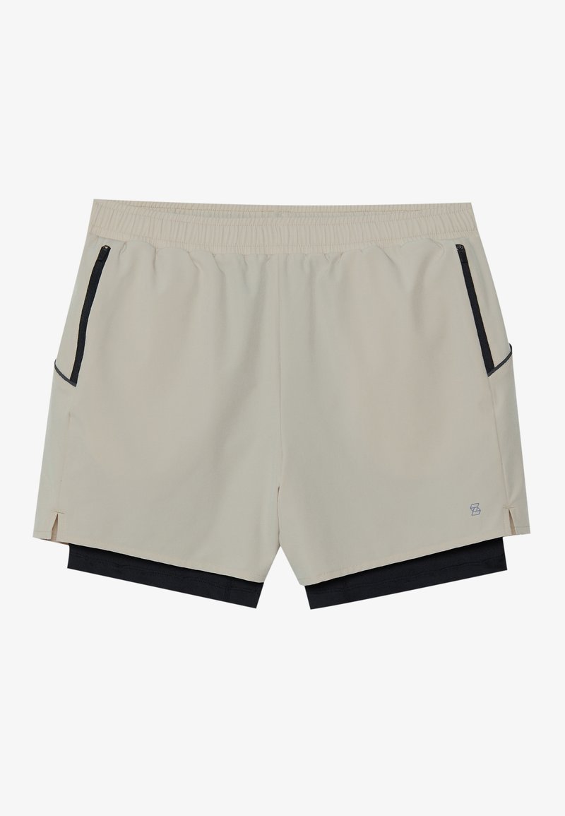 Pier One Sport Pier One Sport Sports shorts - beige Hotsell
