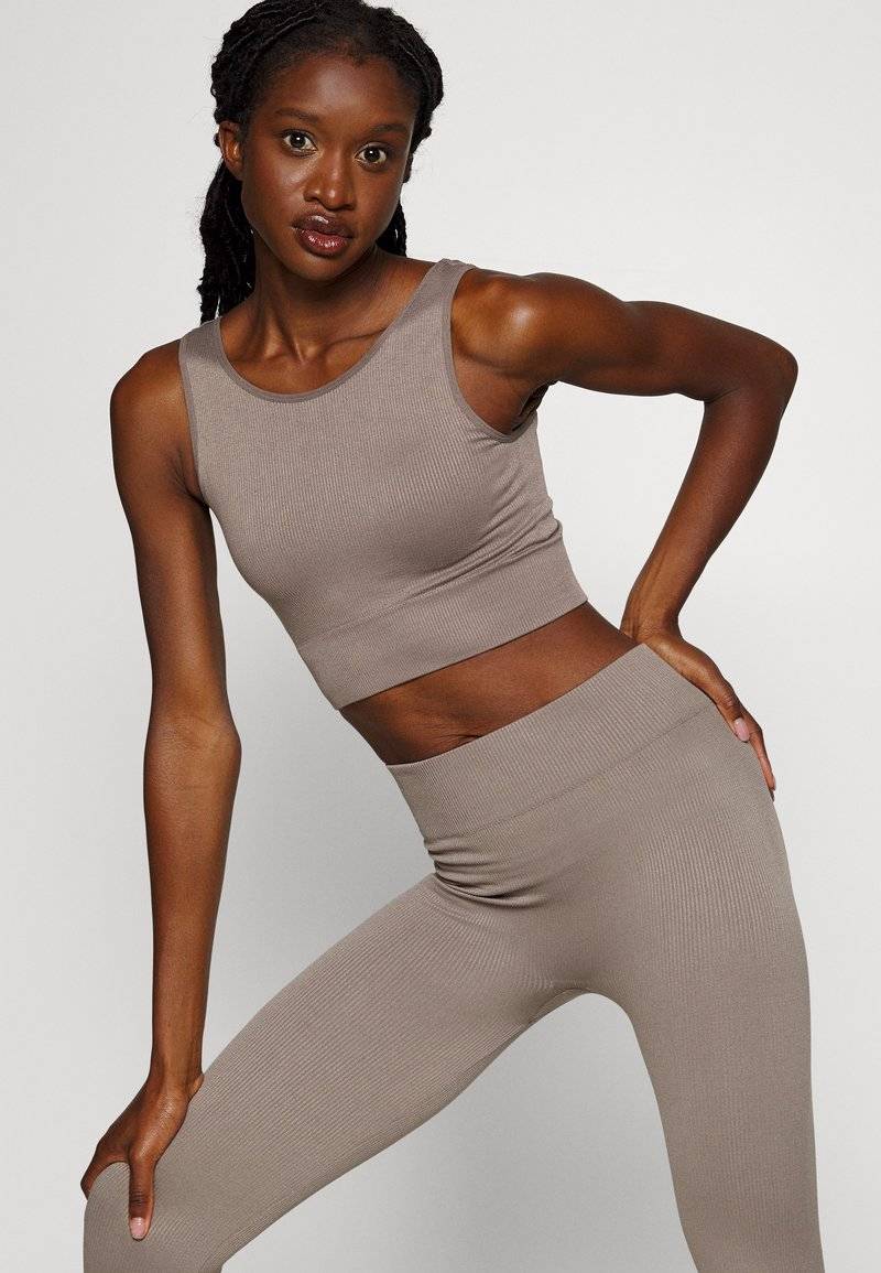ONLY Play ONLY Play ONPJAIA LIFE SEAM SHORT - Top - brown Sonderangebot