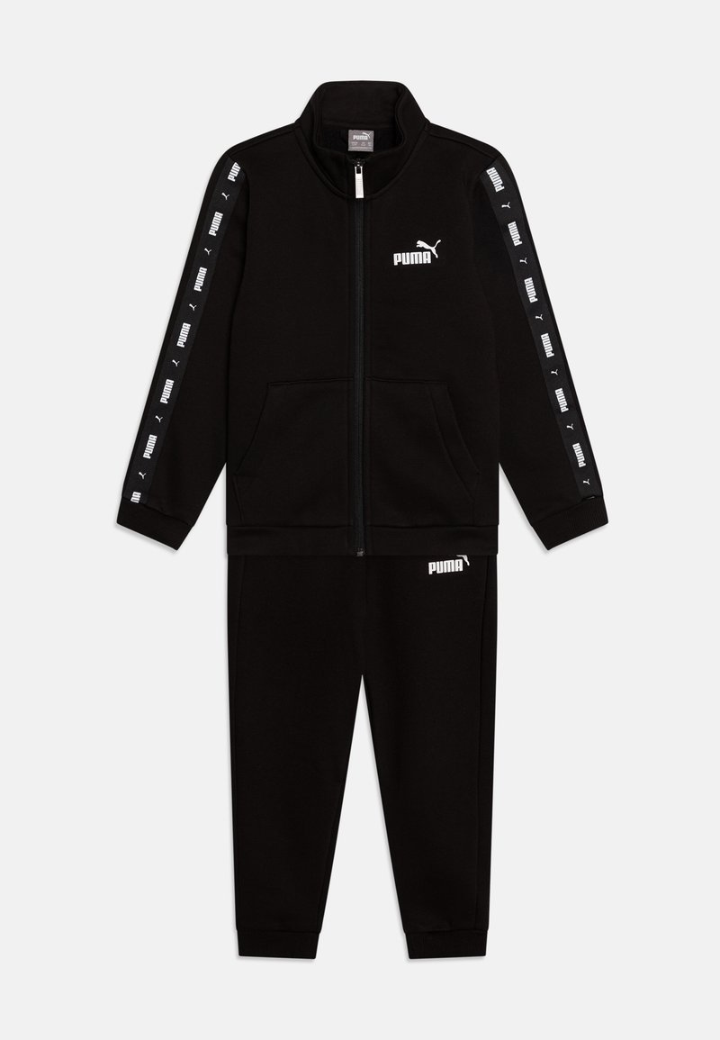 Puma Puma TAPE SWEAT SUIT UNISEX SET - Tracksuit - black Exklusivangebot