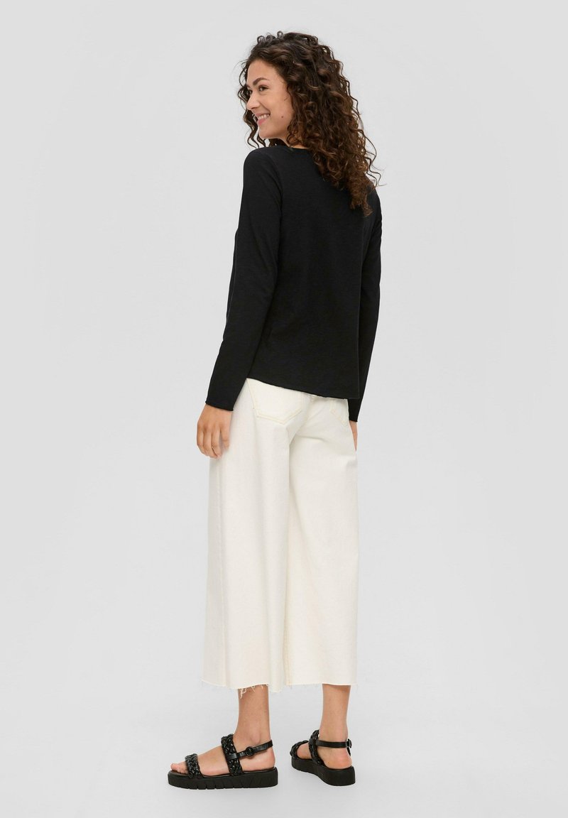 s.Oliver s.Oliver MIT U-BOOT-AUSSCHNITT - Long sleeved top - schwarz Lagerräumung