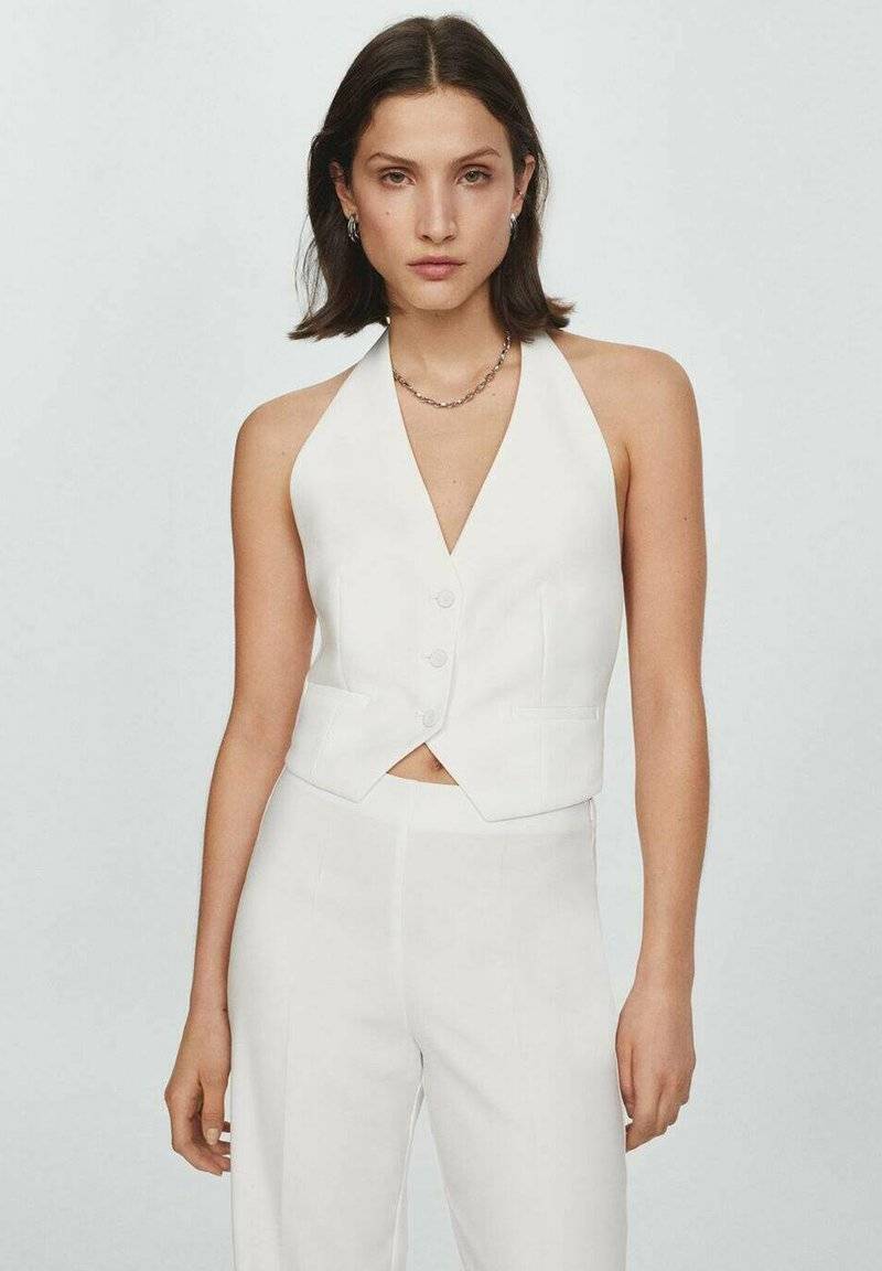 Mango Mango IGUANA - Waistcoat - white