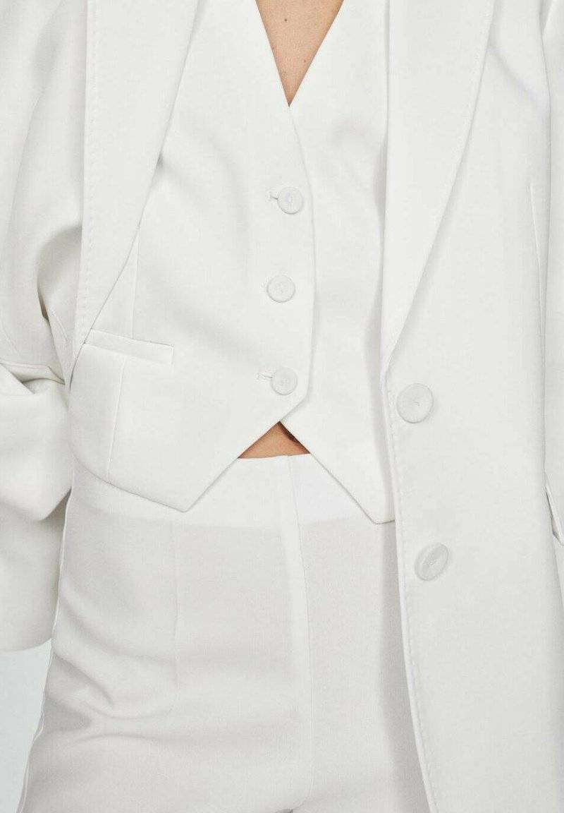 Mango Mango IGUANA - Waistcoat - white Top Angebot