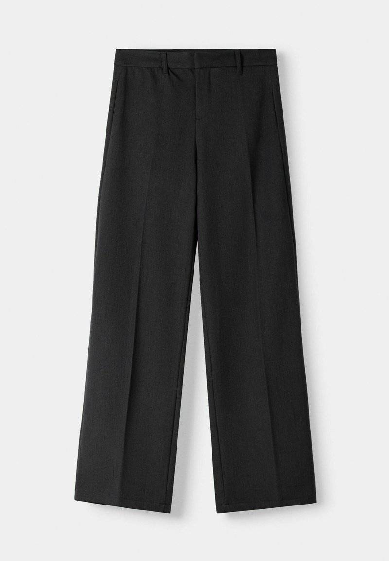 Bershka Bershka Trousers - mottled grey Online Outlet