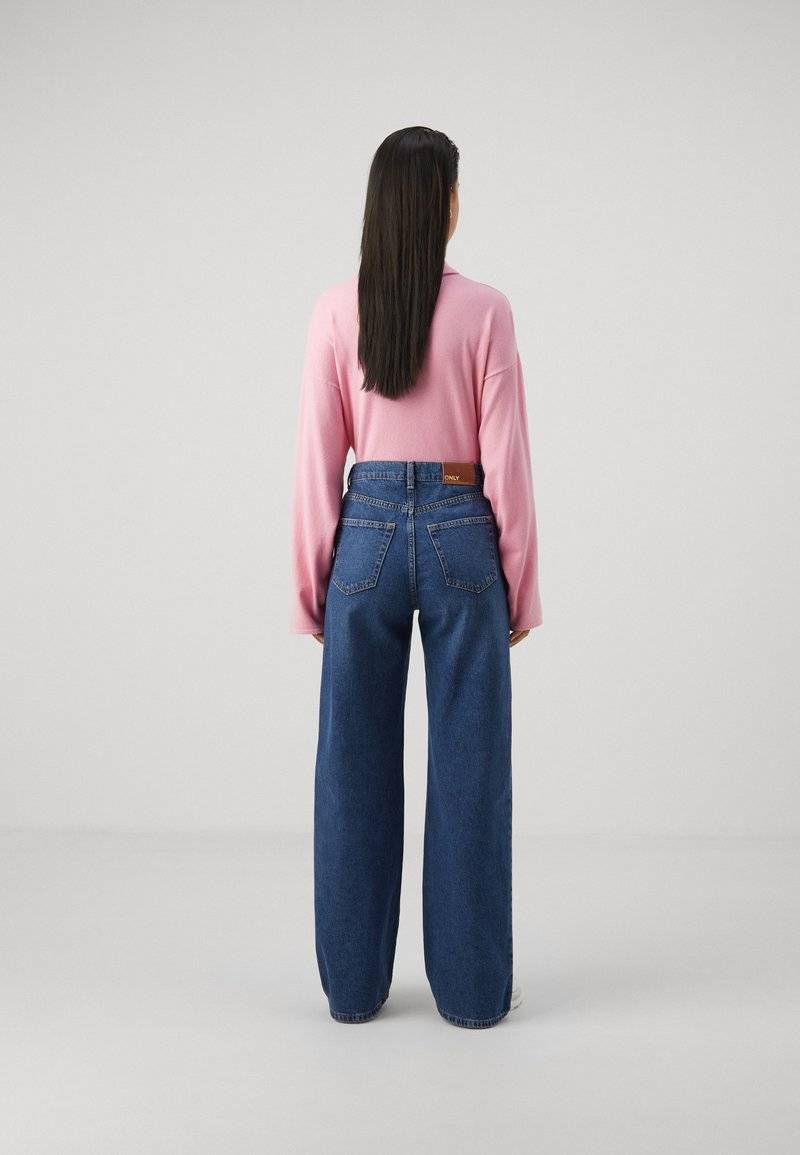 ONLY ONLY ONLHOPE LIFE WIDE - Relaxed fit jeans - medium blue denim Zeitlich begrenztes Angebot