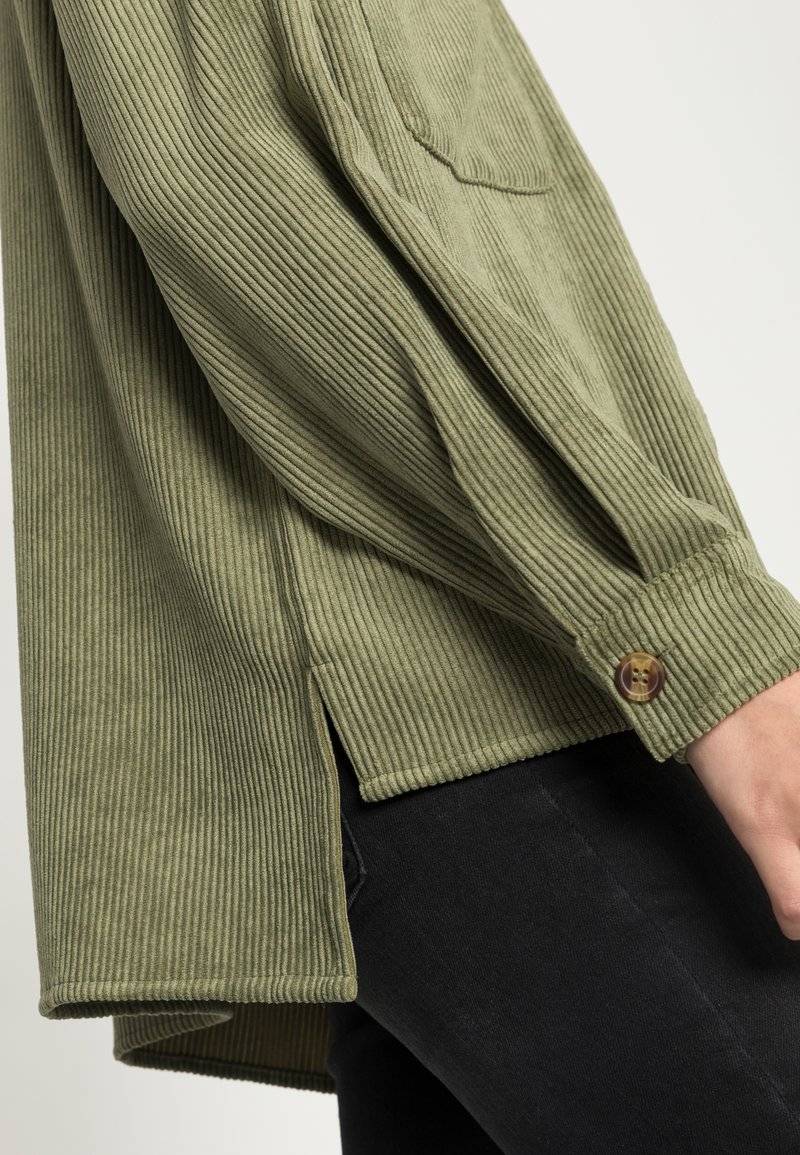 Pieces Pieces PCEFFI - Button-down blouse - olivine Tägliche Deals