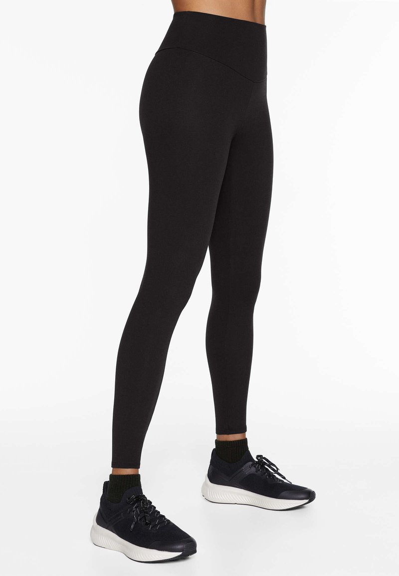 OYSHO OYSHO COMFORTLUX HIGH-RISE  - Leggings - Trousers - black