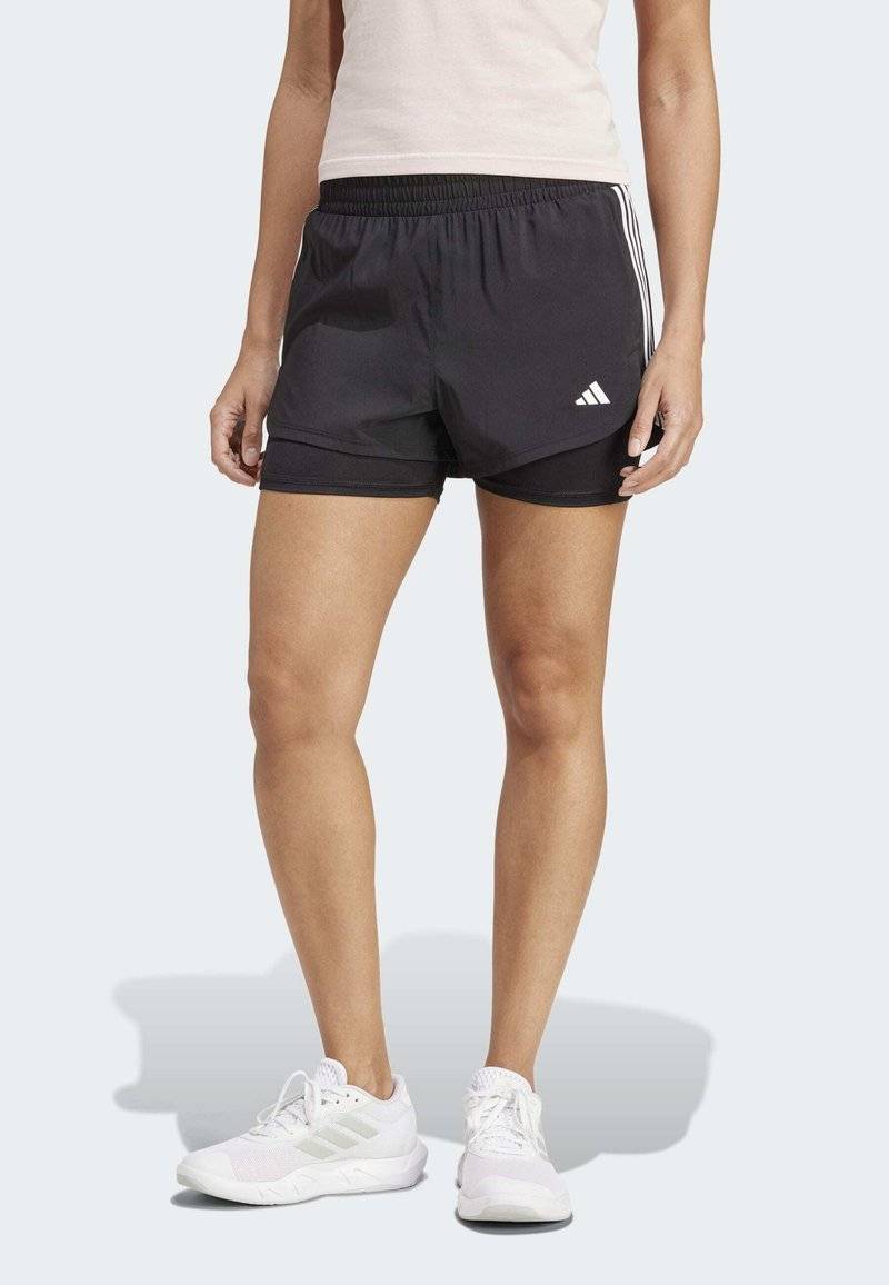 adidas Performance adidas Performance PACER 3-STRIPES WOVEN - Sports shorts - black