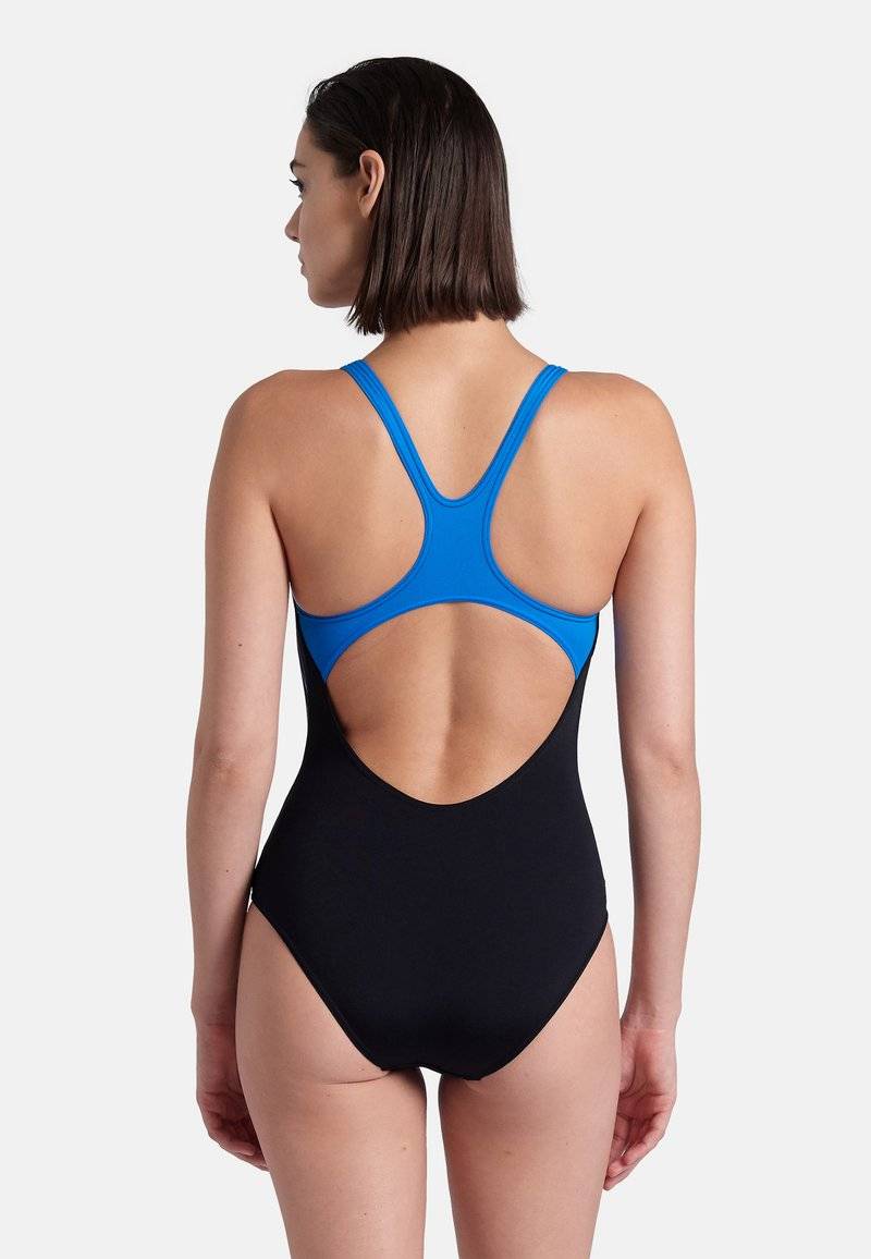 Arena Arena REFLECTING - Swimsuit - black blue river Bis zu 65% Rabatt