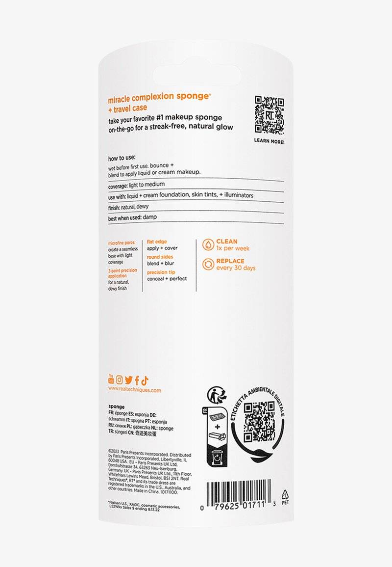 Real Techniques Real Techniques MIRACLE COMPLEXION SPONGE + CASE - Makeup sponges & blenders Günstig kaufen