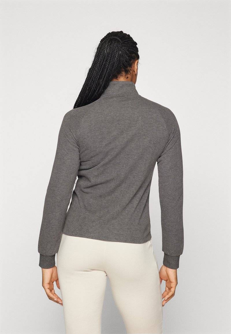 ONLY Play ONLY Play ONPMELINA ZIP - Zip-up sweatshirt - dark grey melange VIP-Rabatte