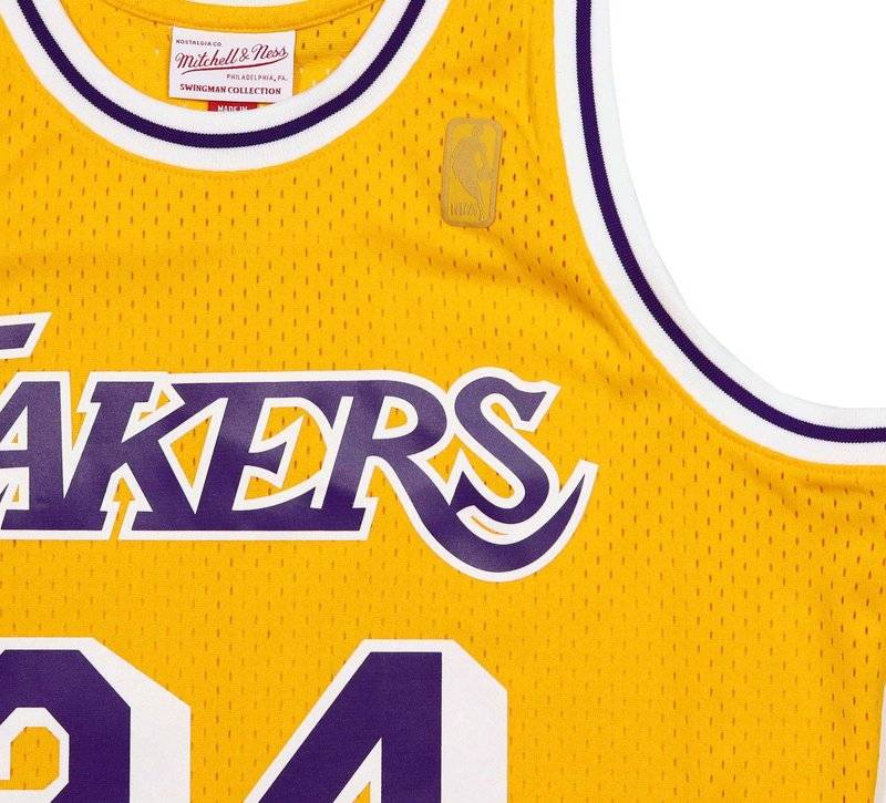 Mitchell & Ness Mitchell & Ness Swingman Los Angeles Lakers - Shaquille O'Neal - NBA jersey - light gold Kostenlose Rückgabe