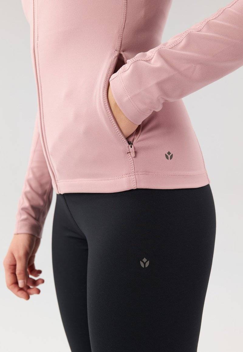 Even&Odd active Even&Odd active SUPER SOFT COTTON TOUCH - Training jacket - mauve Zeitbegrenzte Promotion
