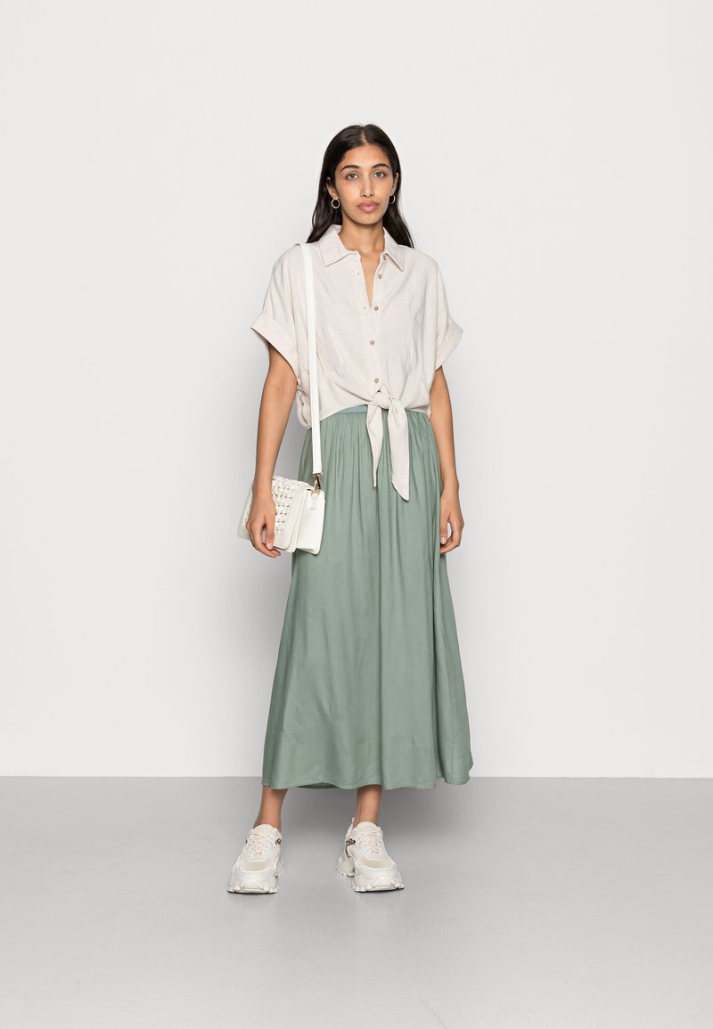 ONLY ONLY ONLVENEDIG - A-line skirt - chinois green Kostenloser Versand