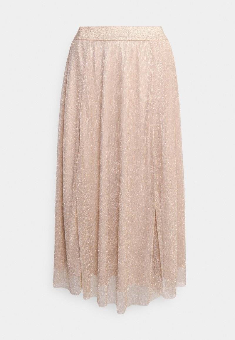 ONLY ONLY ONLTINGA SHINE SKIRT - A-line skirt - beige Sonderangebot