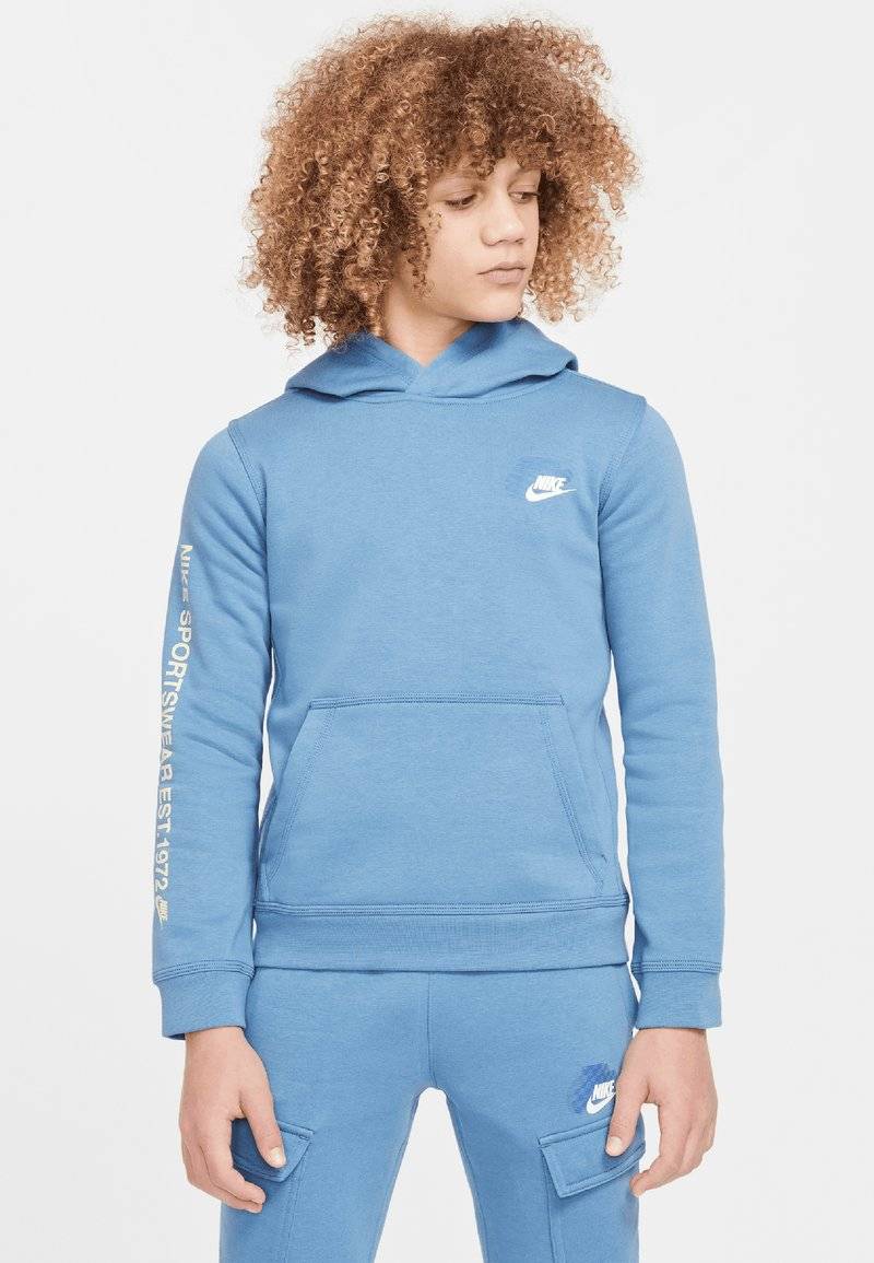 Nike Sportswear Nike Sportswear FLEECE HOODIE - Hoodie - aegean storm Rabatt