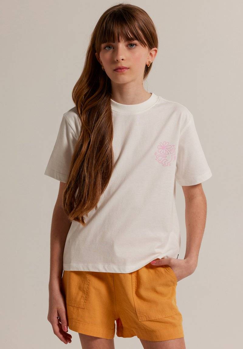 America Today America Today ELA JR - Print T-shirt - off white Großer Ausverkauf