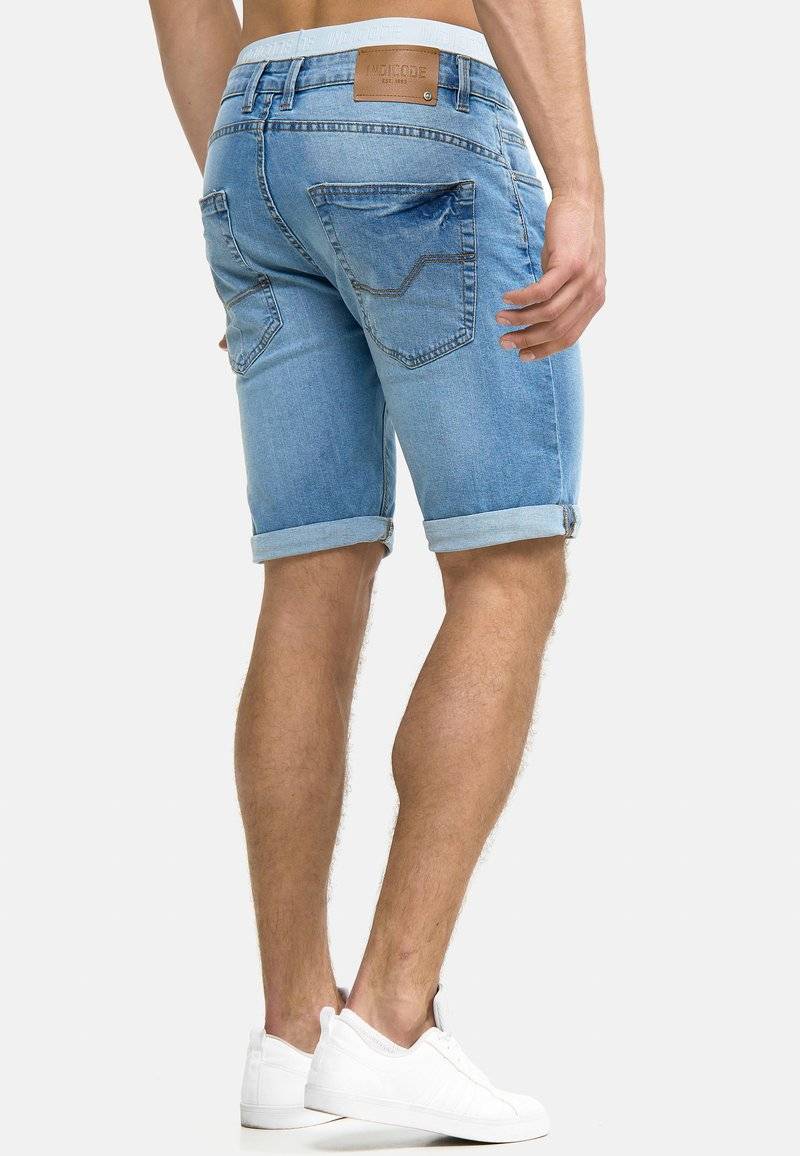 INDICODE JEANS INDICODE JEANS INCADEN - Denim shorts - blue Flash Sale