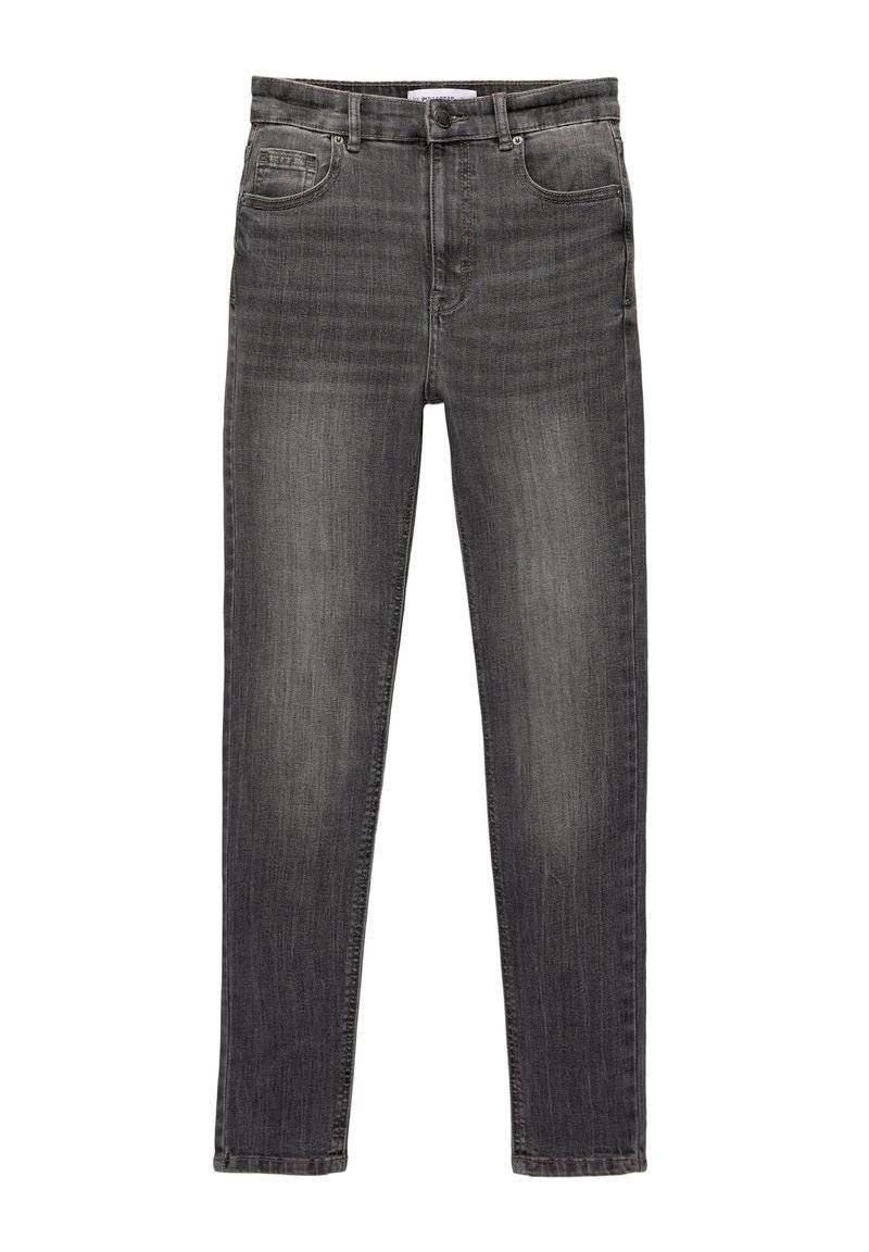 PULL&BEAR PULL&BEAR HIGH WAIST - Jeans Skinny Fit - grey denim Weihnachtsangebot