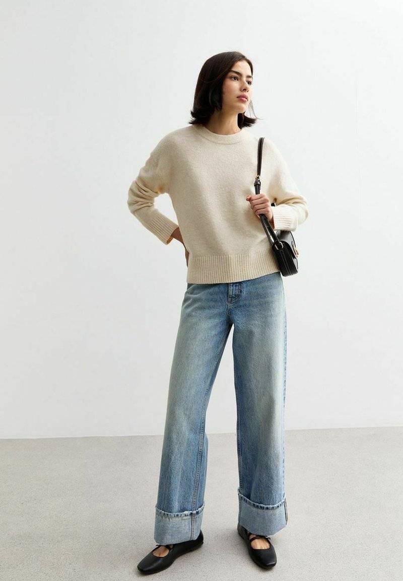 New Look New Look CREW NECK - Jumper - off white