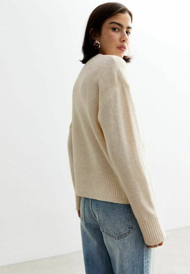 New Look New Look CREW NECK - Jumper - off white Valentinstagsangebot