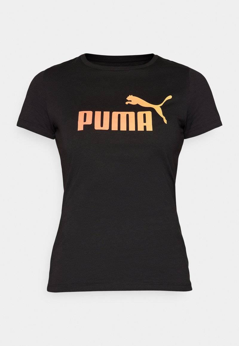 Puma Puma SUMMER SPORTS TEE - Print T-shirt - black Sonderangebote