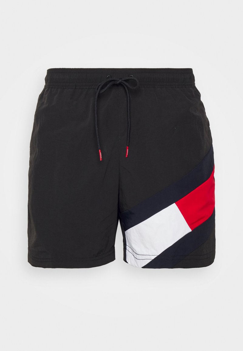 Tommy Hilfiger Tommy Hilfiger DRAWSTRING - Swimming shorts - black Letzte 2 Tage