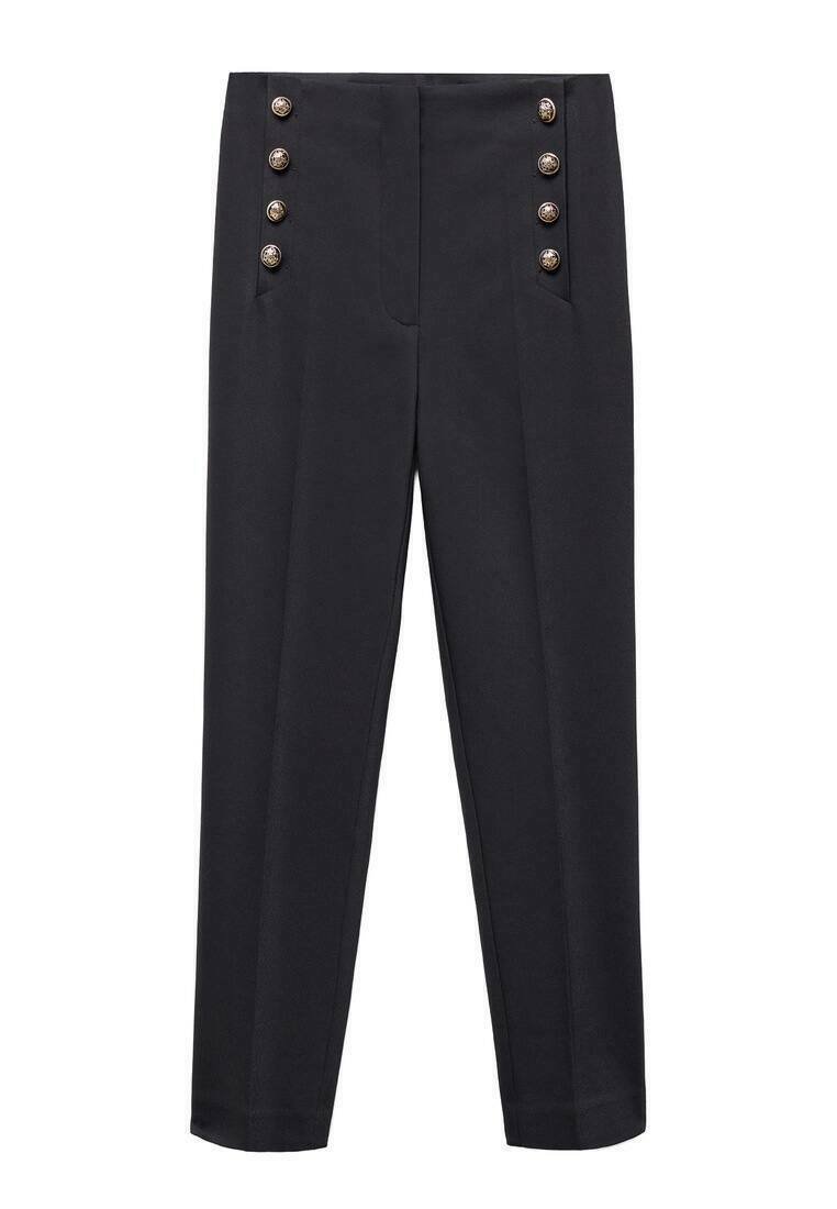 Mango Mango Chinos - black Kostenloser Versand
