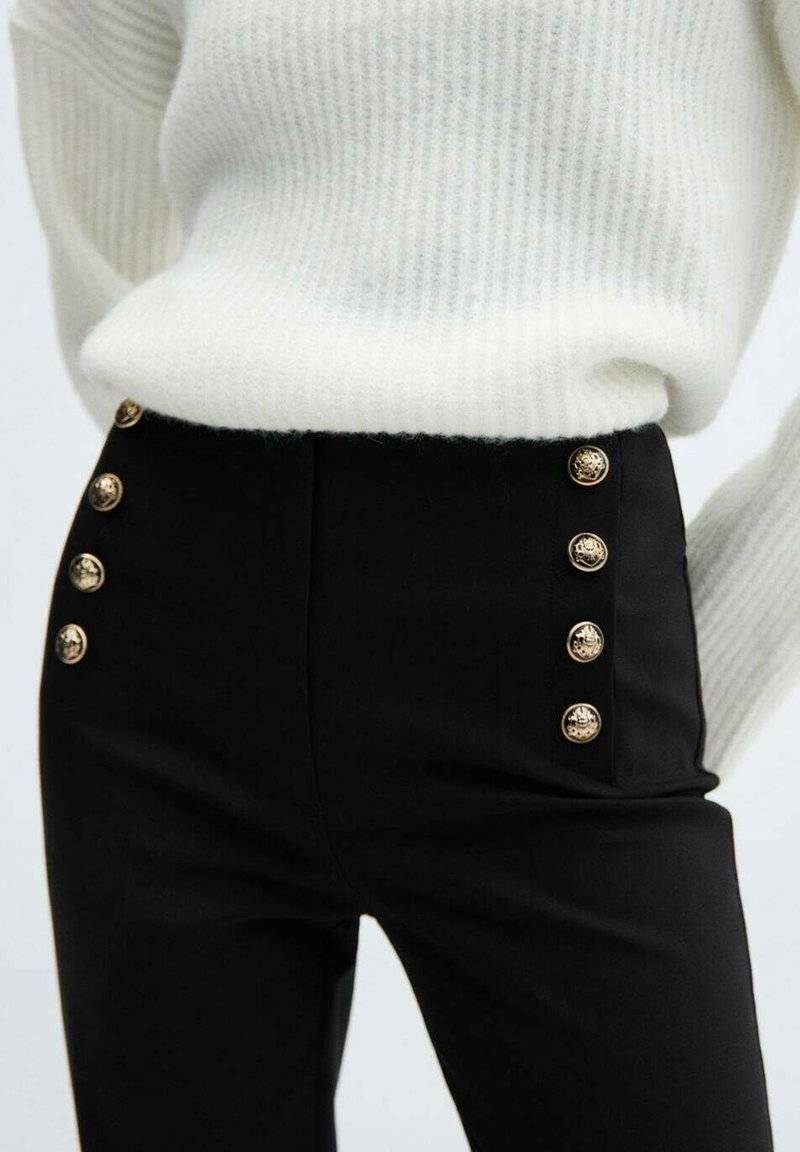 Mango Mango Chinos - black Kostenloser Versand