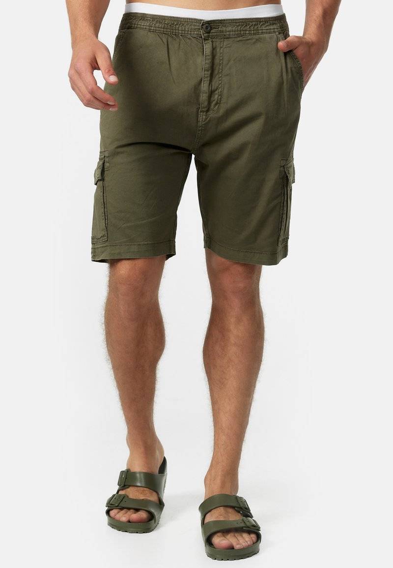 INDICODE JEANS INDICODE JEANS KINNAIRD - Shorts - army Sonderangebot