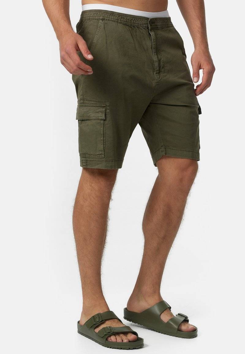 INDICODE JEANS INDICODE JEANS KINNAIRD - Shorts - army Sonderangebot