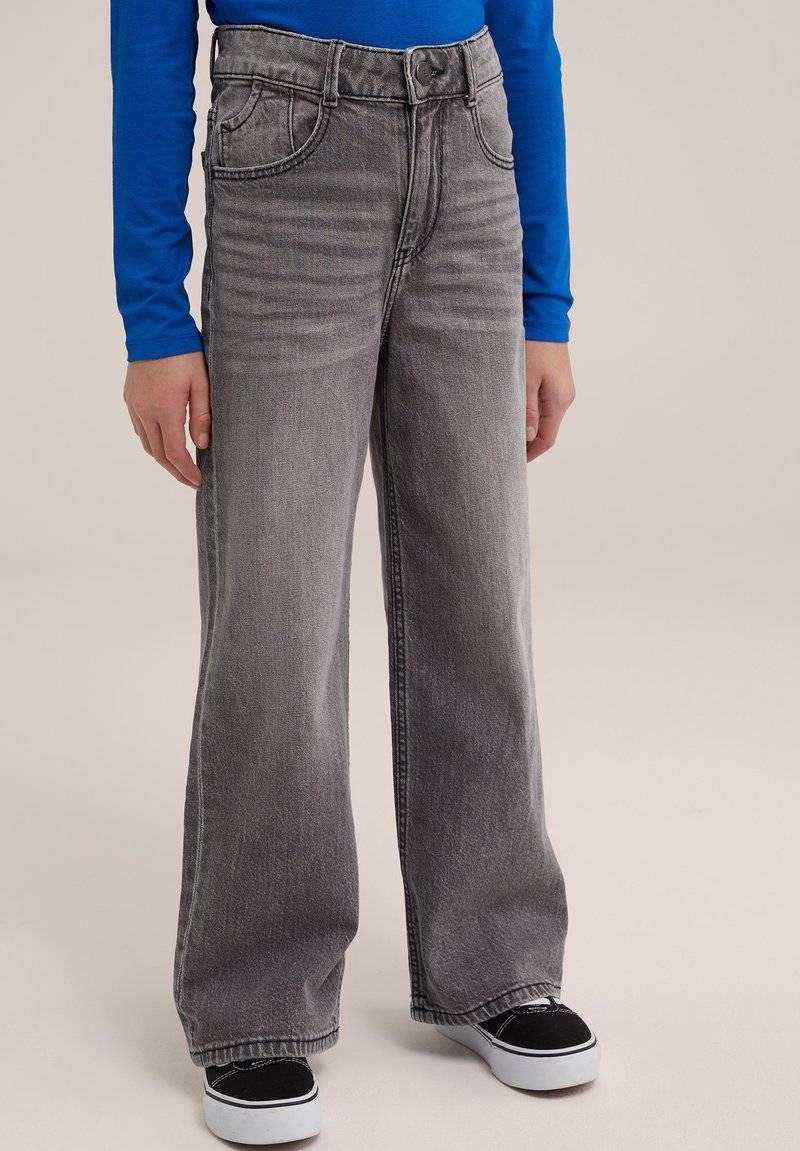 WE Fashion WE Fashion BLUE RIDGE - Flared Jeans - grey Black Friday