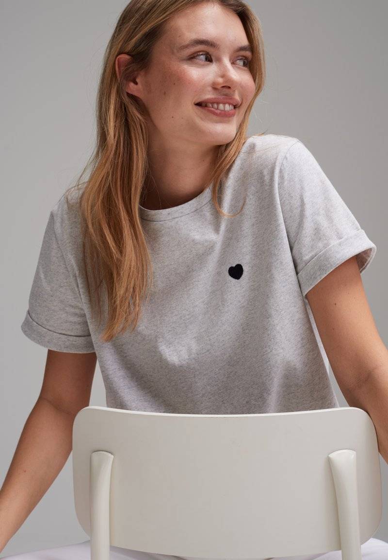 Opus Opus SERZ - Basic T-shirt - grey Muttertagsangebot