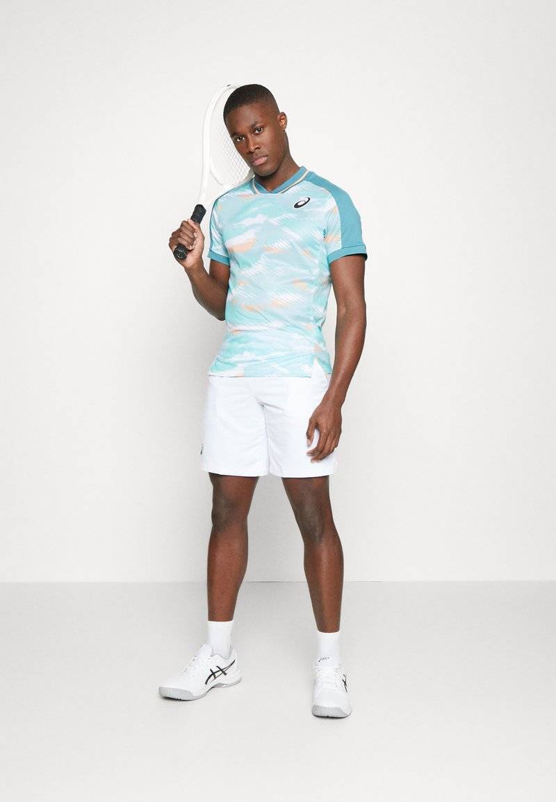 ASICS ASICS MEN COURT SHORT - Sports shorts - brilliant white Online Outlet