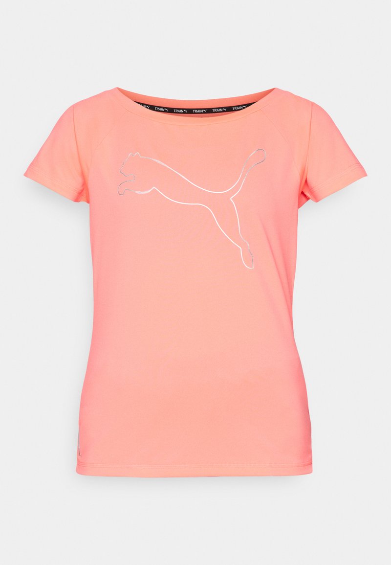 Puma Puma TRAIN FAVORITE CAT TEE - Sports T-shirt - sunset glow Sonderangebote