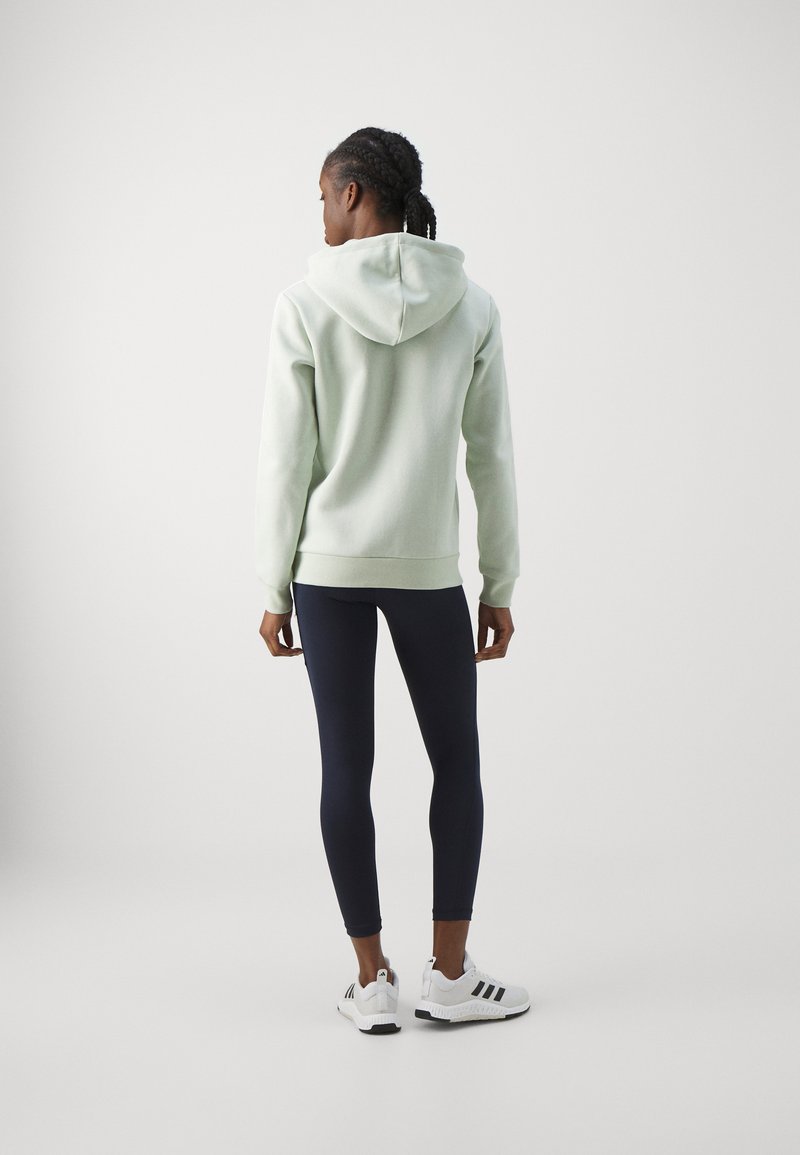 adidas Sportswear adidas Sportswear ESSENTIALS 3 STRIPES FULL ZIP HOODIE - Zip-up sweatshirt - linen green Wochenangebot