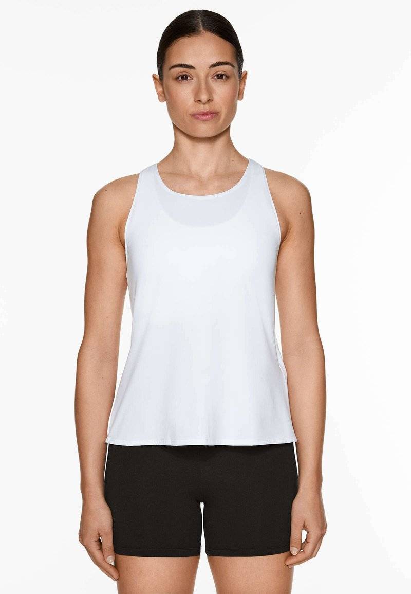OYSHO OYSHO COMFORTLUX CROSS BACK - Top - white Zeitbegrenzte Promotion