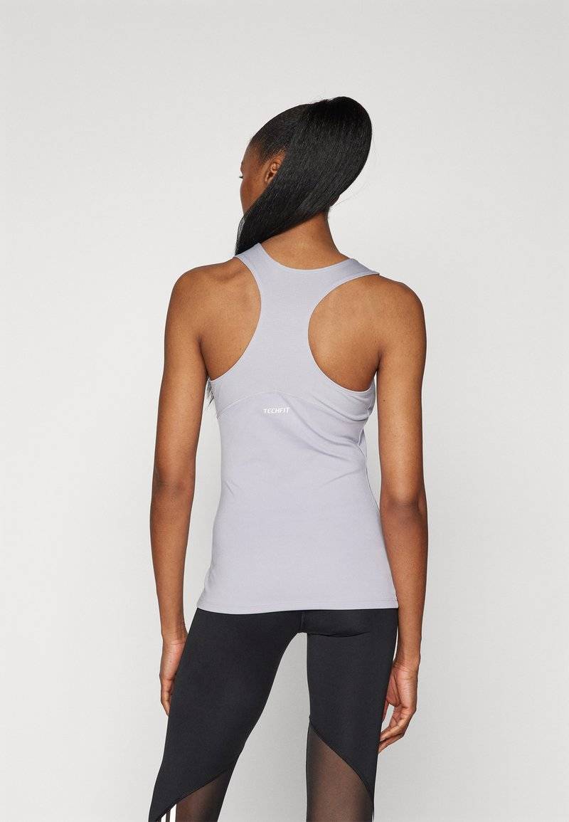 adidas Performance adidas Performance TECHFIT RACERBACK - Top - glory grey Bis zu 50% Rabatt