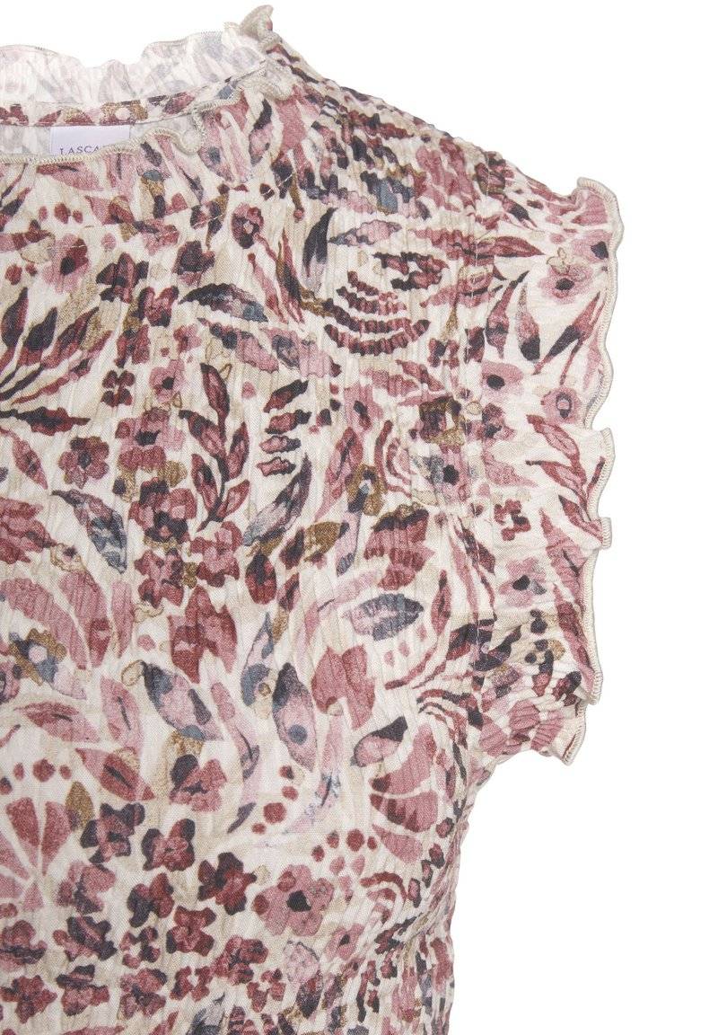 Vivance Vivance Top - creme mauve bedruckt Kostenloser Versand