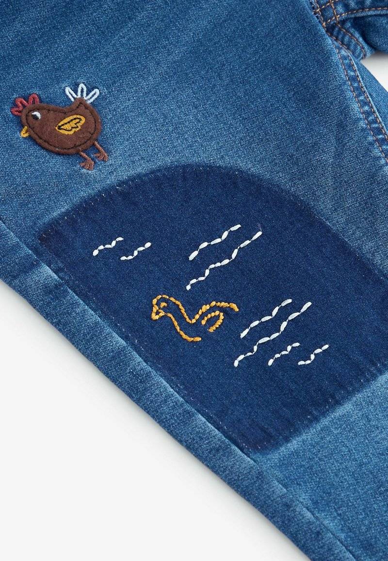 Next Next REGULAR FIT - Jeans Tapered Fit - mid blue farmyard Limitierter Zeitrabatt