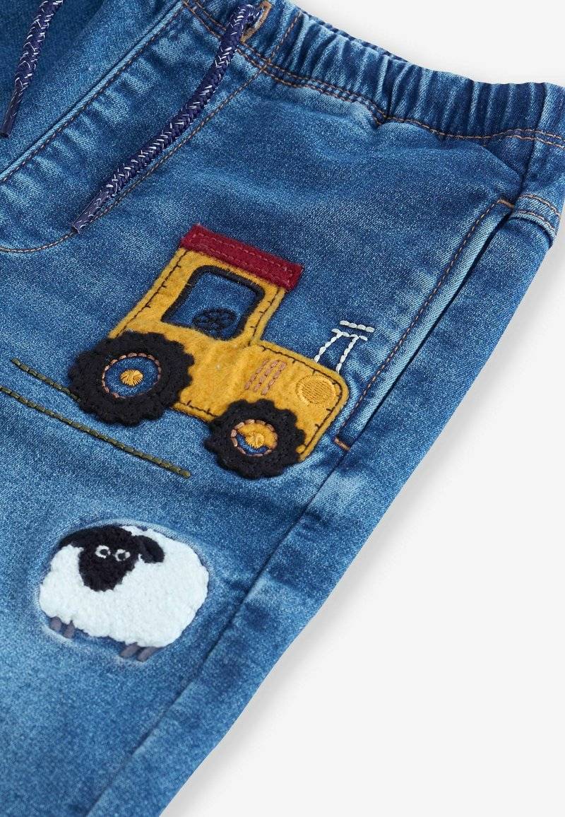 Next Next REGULAR FIT - Jeans Tapered Fit - mid blue farmyard Limitierter Zeitrabatt