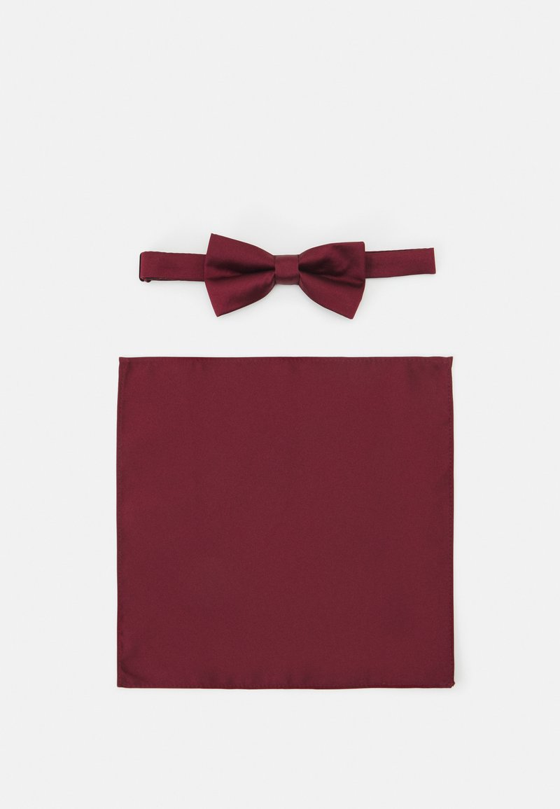 Pier One Pier One SET - Pocket square - bordeaux