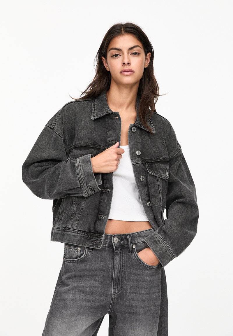 PULL&BEAR PULL&BEAR Denim jacket - grey