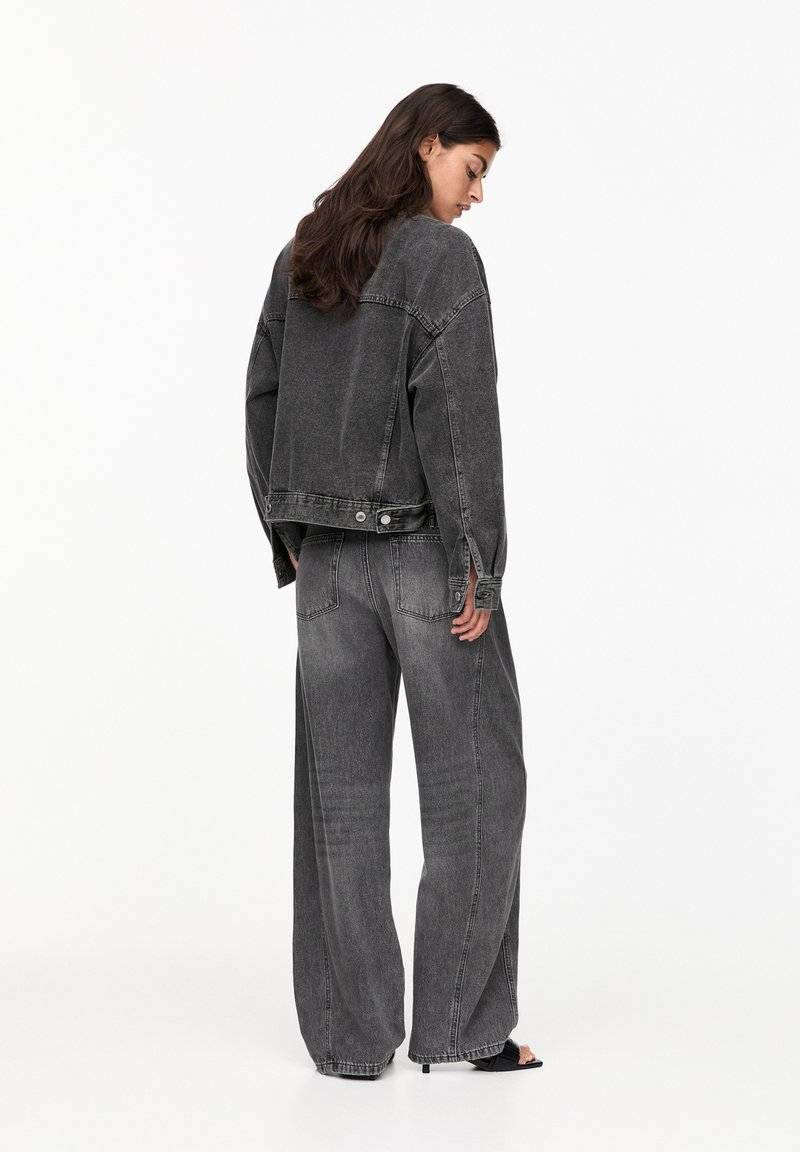 PULL&BEAR PULL&BEAR Denim jacket - grey Flash Sale