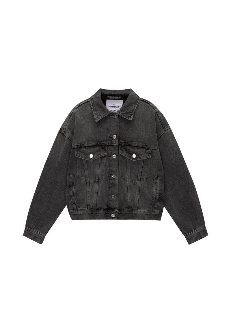 PULL&BEAR PULL&BEAR Denim jacket - grey Flash Sale