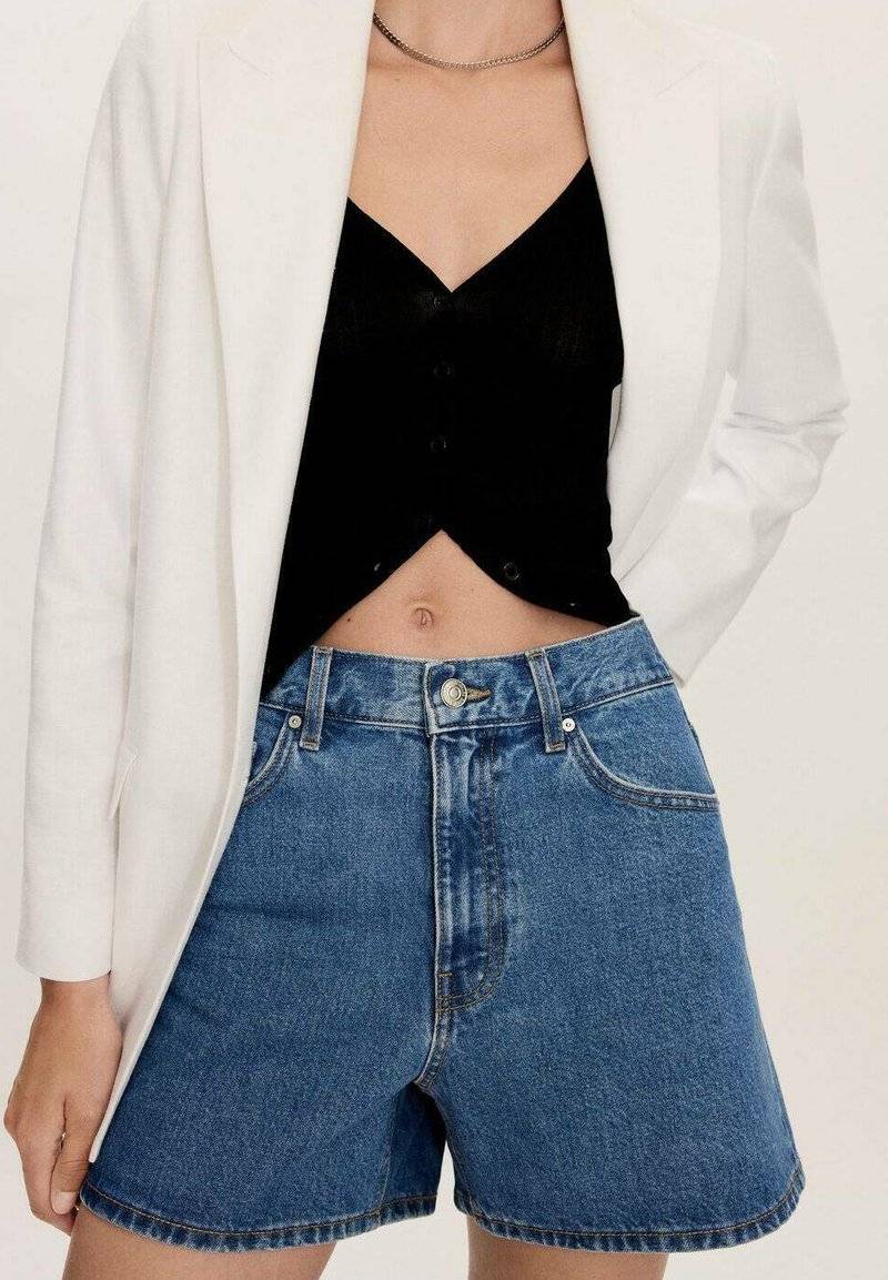 Mango Mango ZOE - Denim shorts - bleu moyen Muttertagsangebot