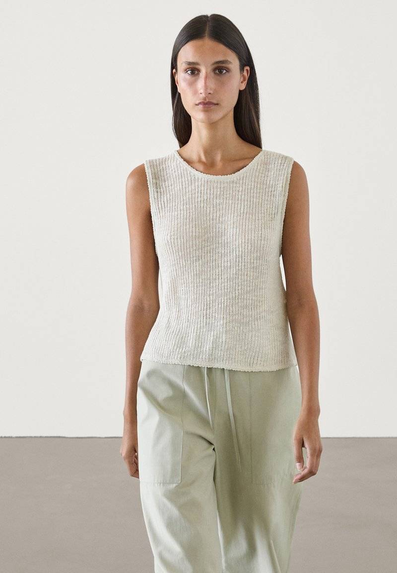 Massimo Dutti Massimo Dutti SLEEVELESS - Top - light brown Top Angebot