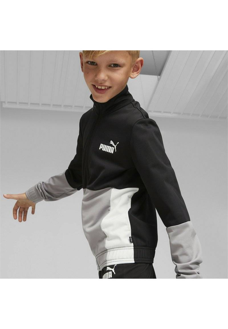 Puma Puma COLORBLOCK SUIT UNISEX SET - Tracksuit - black Zeitlich begrenztes Angebot
