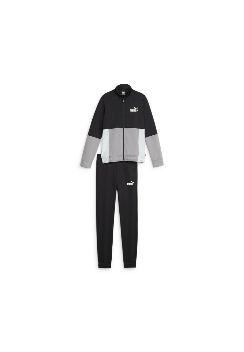 Puma Puma COLORBLOCK SUIT UNISEX SET - Tracksuit - black Zeitlich begrenztes Angebot