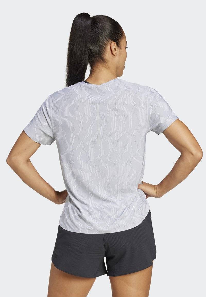adidas Performance adidas Performance ULTIMATE HEAT.RDY ENGINEERED - Print T-shirt - halo silver Kauf eins, bekomm eins gratis