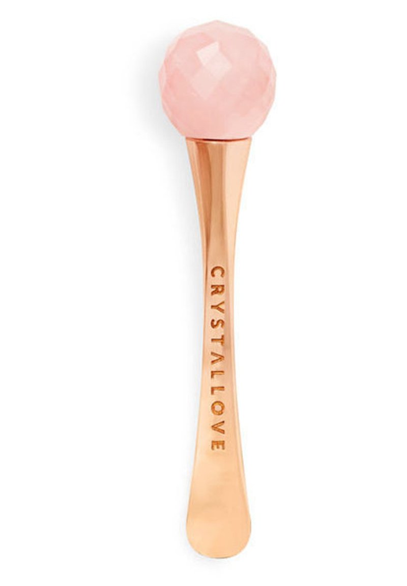 CRYSTALLOVE CRYSTALLOVE ROSE QUARTZ 3D EYE MASSAGER - Skincare tool - gold